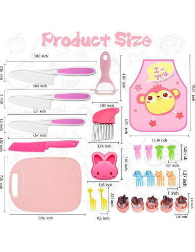 Set de Cuchillos de Cocina Montessori para Niños FIRITHYC