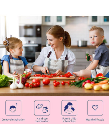 Set de Cuchillos de Cocina Montessori para Niños FIRITHYC