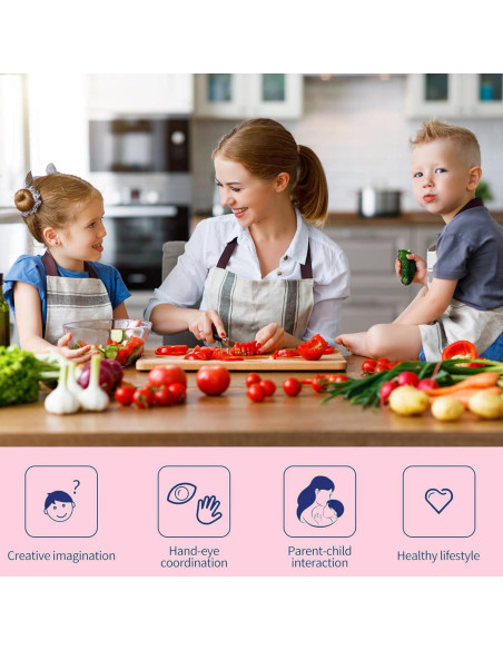 Set de Cuchillos de Cocina Montessori para Niños FIRITHYC Set de Cuchillos de Cocina Montessori para Niños FIRITHYC