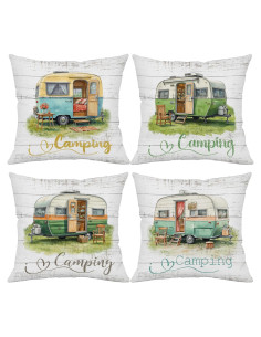 Fundas de Almohada Decorativas Soothirty 45x45 cm Set de 4