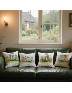 Fundas de Almohada Decorativas Soothirty 45x45 cm Set de 4 2