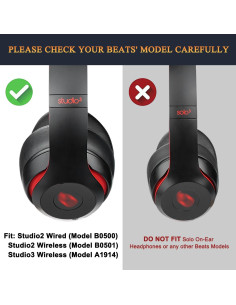 Almohadillas de Gel Refrigerante SoloWIT para Auriculares Beats Studio 2 y 3 2