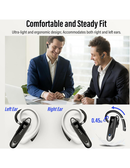 Auricular Bluetooth Inalámbrico Atheewon H08 con Micrófono y Cancelación de Ruido Auricular Bluetooth Inalámbrico Atheewon H08 con Micrófono y Cancelación de Ruido