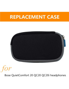 Funda de Almacenamiento Learsoon para Auriculares Bose QC20 Negro 2