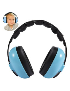 Auriculares Canceladores de Ruido para Bebés Azul - Protección Auditiva NRR 21dB