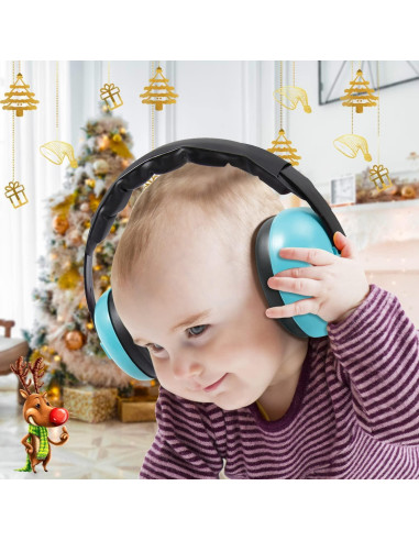 Auriculares Canceladores de Ruido para Bebés Azul - Protección Auditiva NRR 21dB