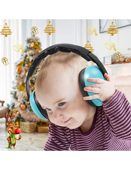 Auriculares Canceladores de Ruido para Bebés Azul - Protección Auditiva NRR 21dB