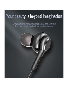 Auriculares USB C WASRUYI con micrófono y cancelación de ruido 2