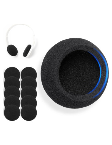 5 Pares Almohadillas de Espuma Voarmaks 60mm para Auriculares