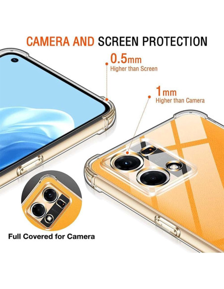 Funda TPU Transparente USTIYA para Reno 7 y OPPO F21 Pro Funda TPU Transparente USTIYA para Reno 7 y OPPO F21 Pro