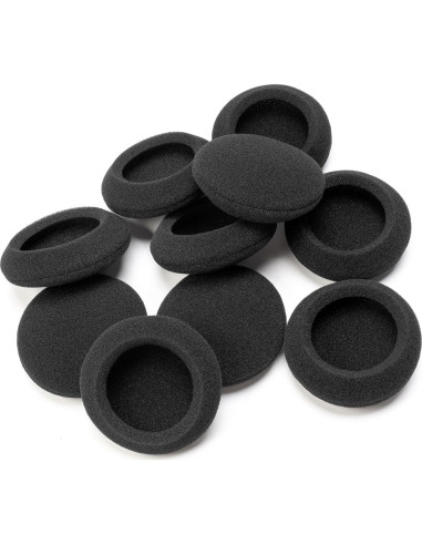 5 Pares Almohadillas de Espuma Voarmaks 60mm para Auriculares