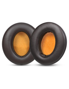 Almohadillas de Repuesto para Auriculares Sennheiser Momentum 2.0 - Cuero de Proteína y Espuma de Memoria Marrón
