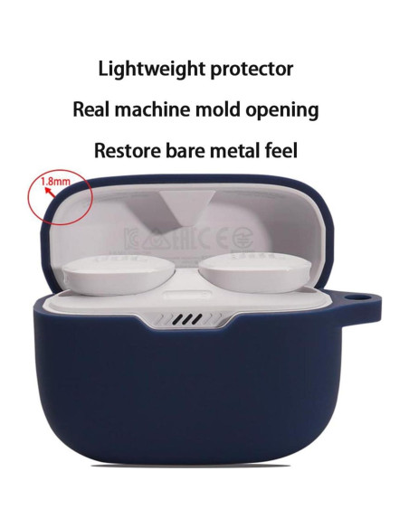 Funda de Silicona Verde Menta para Auriculares JBL Tune 230NC TWS