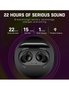 Auriculares Inalámbricos UrbanX Street Buds Plus - Negro 2