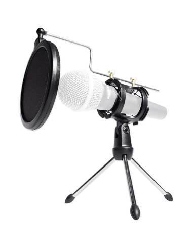 Paquete Completo Rockville: Mezclador 5 Canales, 2 Micrófonos, Auriculares y Soportes