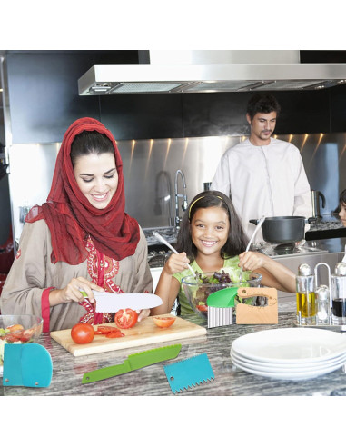 Set de cuchillos de cocina para niños KOLODOGO 10 piezas