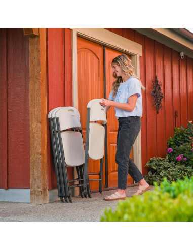 Sillas Plegables Lifetime, Alta Resistencia, Paquete de 4