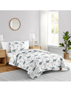 Conjunto de Edredón Twin 2 Piezas Sweet Jojo Designs Bosque 2