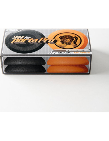 Almohadillas YAXI para Koss Porta Pro - 2 Pares Naranja y Negro