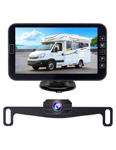 Cámara de Respaldo YIMU AHD701 con Monitor 7" HD 2K