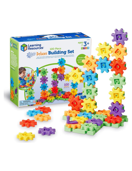 Set de Construcción Deluxe Engranajes! 100 Piezas - Recursos de Aprendizaje Set de Construcción Deluxe Engranajes! 100 Piezas - Recursos de Aprendizaje