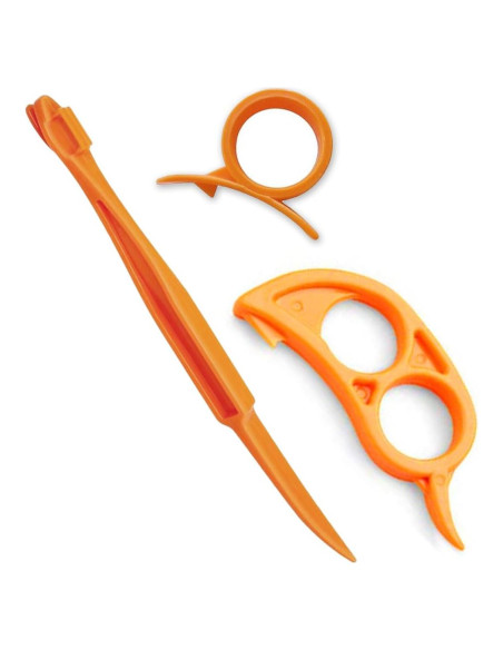 Cortador de cáscara de cítricos Ralleyfun RF033PL - 3 Piezas