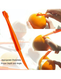 Cortador de cáscara de cítricos Ralleyfun RF033PL - 3 Piezas 2