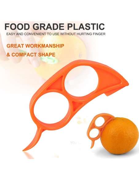 Cortador de cáscara de cítricos Ralleyfun RF033PL - 3 Piezas