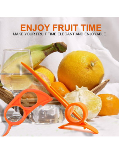 Cortador de cáscara de cítricos Ralleyfun RF033PL - 3 Piezas