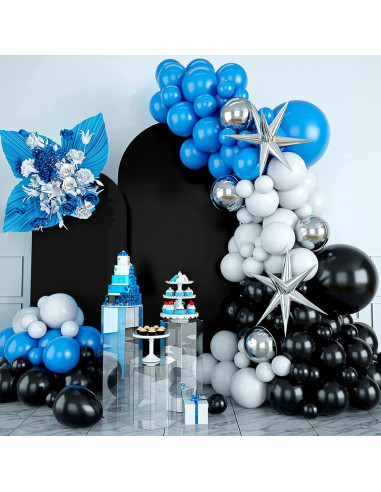 Cubierta de Arco Spandex HICYOO 2 Piezas 2.2m y 1.8m Negra