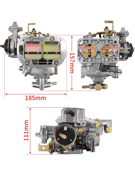 Carburador Dokili 32/36 DGV DGEV Choke Eléctrico 2.25 kg