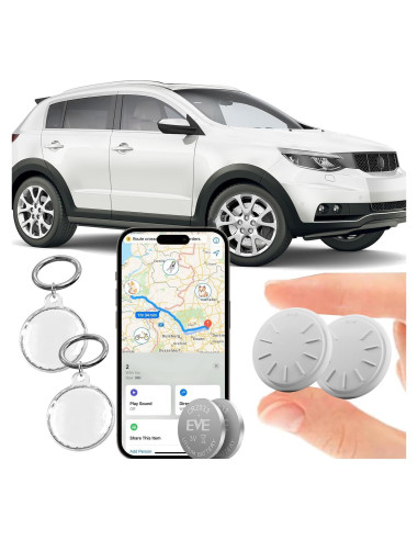 Tracker GPS ZITTZ 2 Pack Impermeable para iOS - Llaves y Equipaje