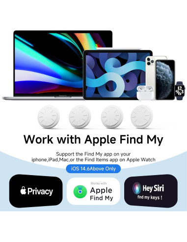 Tracker GPS ZITTZ 2 Pack Impermeable para iOS - Llaves y Equipaje