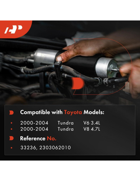 Filtro de combustible A-Premium para Toyota Tundra 2000-2004