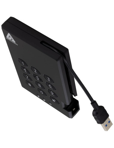 Disco Duro Externo Apricorn Padlock 1TB USB 3.0 Negro