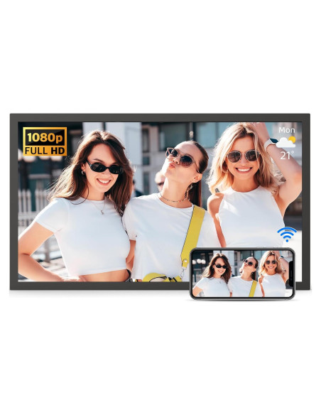 Marco de Foto Digital Nethgrow 21.5" FHD 32GB WiFi