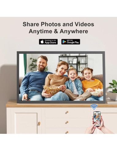 Marco de Foto Digital Nethgrow 21.5" FHD 32GB WiFi