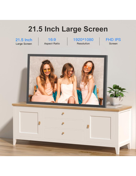 Marco de Foto Digital Nethgrow 21.5" FHD 32GB WiFi