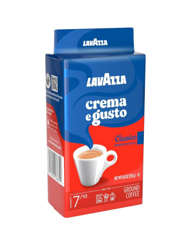 Café Molido Lavazza Crema e Gusto 248 g - Paquete de 4