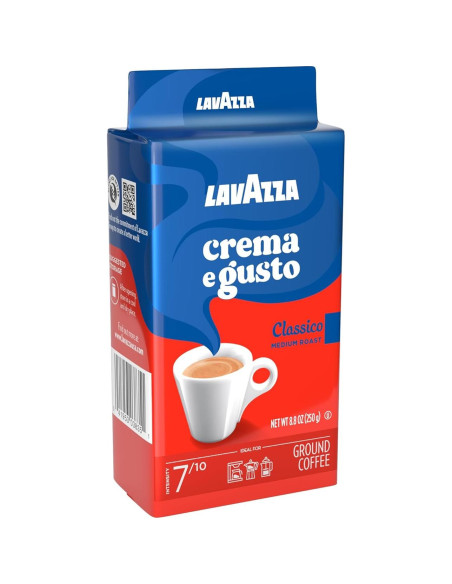 Café Molido Lavazza Crema e Gusto 248 g - Paquete de 4
