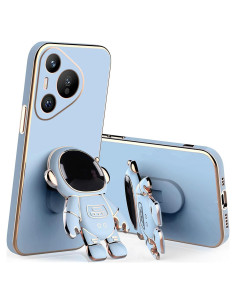 Funda Huawei Pura 70 Pro con Soporte Oculto Astronauta Azul
