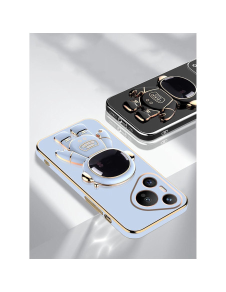 Funda Huawei Pura 70 Pro con Soporte Oculto Astronauta Azul Funda Huawei Pura 70 Pro con Soporte Oculto Astronauta Azul