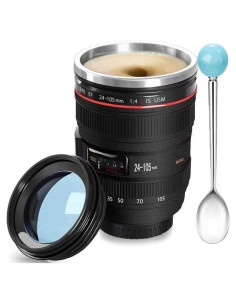 Taza de café Chasing Y en forma de lente de cámara 350ml