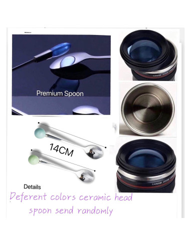 Taza de café Chasing Y en forma de lente de cámara 350ml