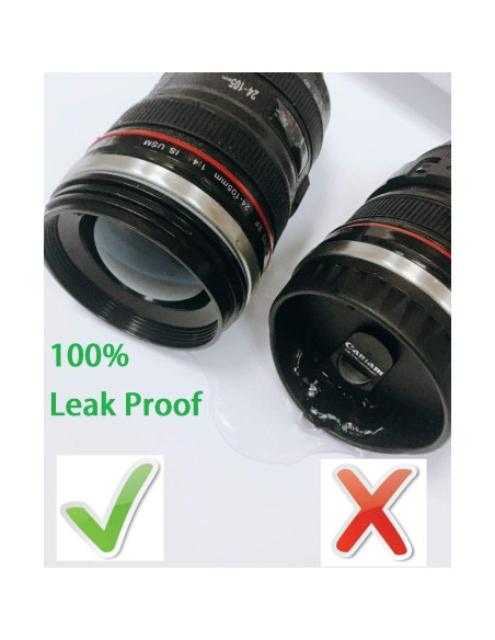 Taza de café Chasing Y en forma de lente de cámara 350ml