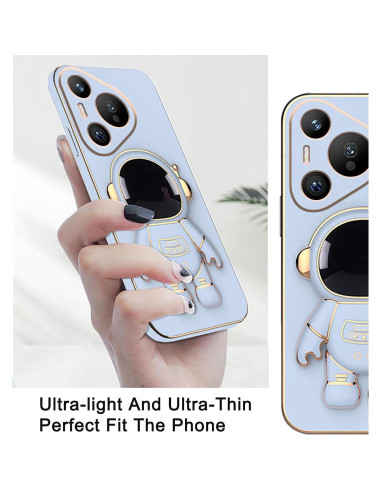 Funda Huawei Pura 70 Pro con Soporte Oculto Astronauta Azul