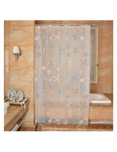 Cortina de Ducha Ufatansy Estrella de Mar 180x180 cm Impermeable