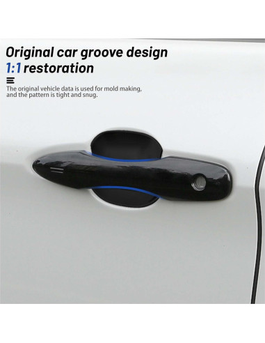 Cubierta de Manija de Puerta Axinda para Toyota 2018-2025, 4 Pcs