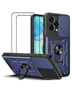 Funda Huawei Honor 200 Lite + 2 Vidrios Templados, Azul