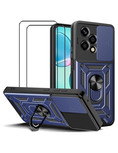 Funda Huawei Honor 200 Lite + 2 Vidrios Templados, Azul